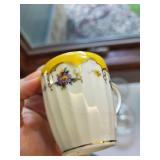 Porcelain Floral Mugs (Set of 4)
