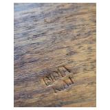 Hand-Carved Wooden Decorative Trays (Lot of 2)