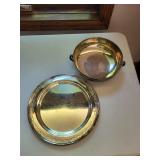 EPNS Silverplate Serving Set With Tray & Handled Bowl