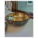 EPNS Silverplate Serving Set With Tray & Handled Bowl