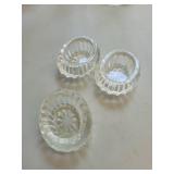 Mixed Lot Cut Glass Vanity Decor Pieces