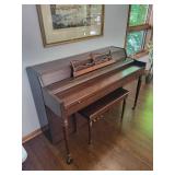 Lowrey Upright Piano With Bench