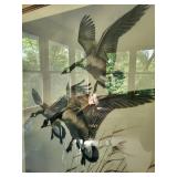 Signed Framed Goose Print