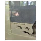 Signed Framed Goose Print