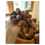 Wooden Fruit Bowl Arrangement