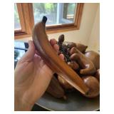 Wooden Fruit Bowl Arrangement