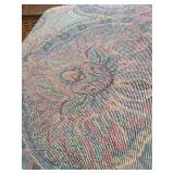Wicker Lounge Chair & Ottoman Set