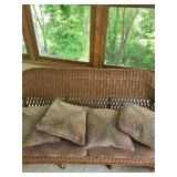 Wicker Patio Sofa