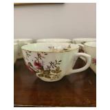Floral Teacup Set (Lot of 10)