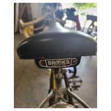 Vintage Raleigh Grand Prix Road Bike With Brooks Saddle