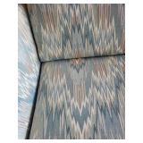 Upholstered Sofa With Accent Pillows 60 X 33 X 26 in