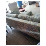 Upholstered Sofa With Accent Pillows 60 X 33 X 26 in