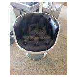 Modern Swivel Accent Chair With Chrome Base