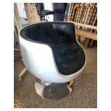 Modern Swivel Accent Chair With Chrome Base