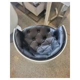 Modern Swivel Accent Chair With Chrome Base