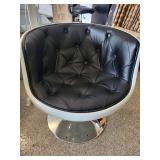 Modern Swivel Accent Chair With Chrome Base