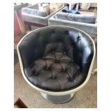Modern Swivel Barrel Lounge Chair
