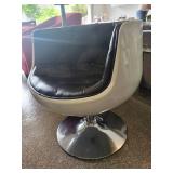 Modern Swivel Barrel Lounge Chair