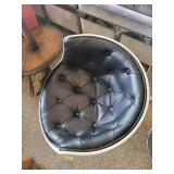 Modern Swivel Barrel Lounge Chair