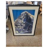 Framed Mountain Print Wall Art