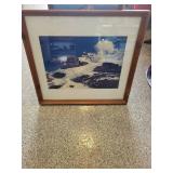 Framed Mountain Landscape Print