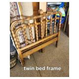 Twin Wooden Spindle Bed Frame