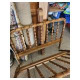 Twin Wooden Spindle Bed Frame