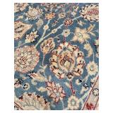 Blue Floral Area Rug 4 X 6