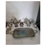 Reed & Barton Parnassus Silverplate Serving Set Mixed Lot