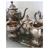 Reed & Barton Parnassus Silverplate Serving Set Mixed Lot