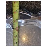 Mixed Lot: Silver Decorative Trays (Lot of 4)
