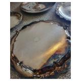 Mixed Lot: Silver Decorative Trays (Lot of 4)