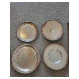 F.B. Rogers Silver Co. 1616 Silver Plate Trays (Lot of 4)
