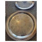 F.B. Rogers Silver Co. 1616 Silver Plate Trays (Lot of 4)