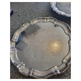 Towle 9480 Heated Serving Tray & 3 Silver Trays (Lot of 4)