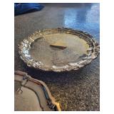 Towle 9480 Heated Serving Tray & 3 Silver Trays (Lot of 4)