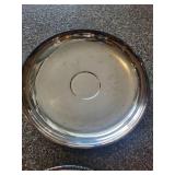 Towle 9480 Heated Serving Tray & 3 Silver Trays (Lot of 4)