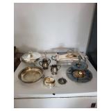 Silverplate Serving Pieces Mixed Lot