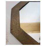 Egyptian Wall Plaque & Octagonal Mirror Mixed Lot