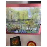 Mixed Lot: Framed Landscape Prints, Asian Decor & Boxes