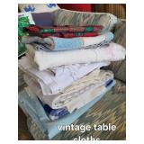 Vintage Tablecloth Assortment Mixed Lot