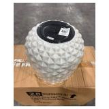 Pineapple Planter 14 qt Resin White (Pack of 4)