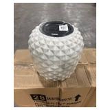 Pineapple Planter 14 qt Resin White (Pack of 4)