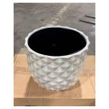 Pineapple Planter 14 qt Resin White (Pack of 4)