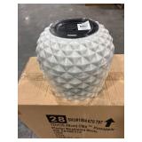 Pineapple Planter 14 qt Resin White (Pack of 4)