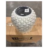 Pineapple Planter 14 qt Resin White (Pack of 4)