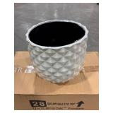 Pineapple Planter 14 qt Resin White (Pack of 4)