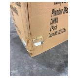 Pineapple Planter 14 qt Resin White (Pack of 4)