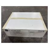 Glacier Bay 34 in. Farmhouse Sink, White