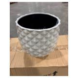 Pineapple Planter 14 qt Resin White (Pack of 4)